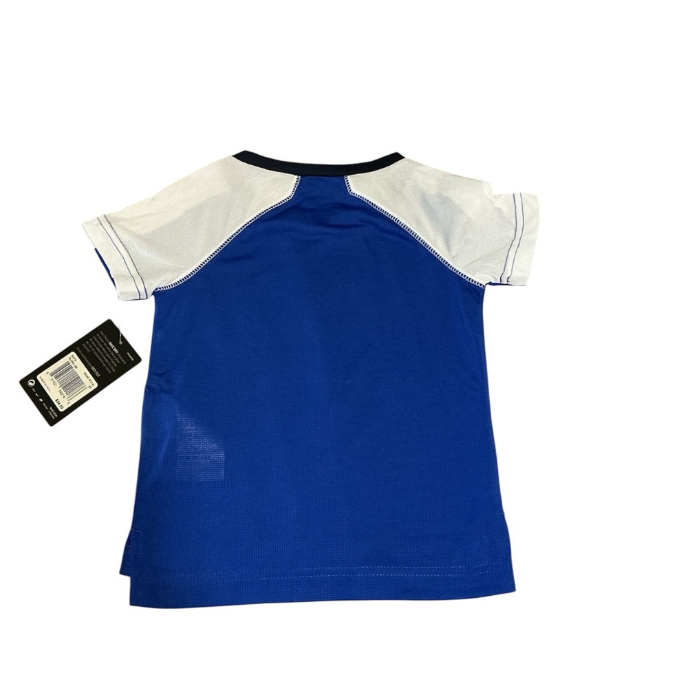 NWT Nike Dri-FIT Toddler Shirt Size 2T Blue Short Sleeve Athletic Tee - Picture 2 of 9